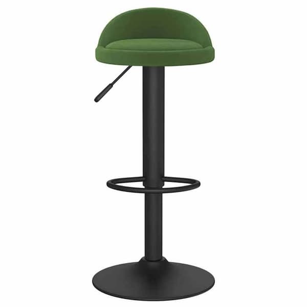 Maison Exclusive - Mörkgrön Sammet Barstol