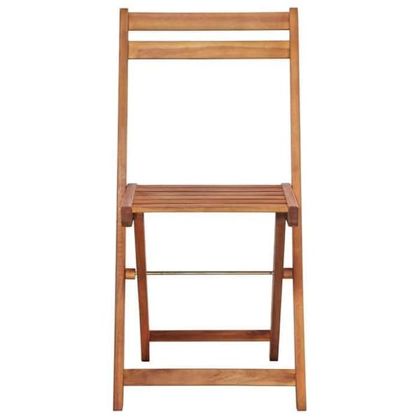 Maison Exclusive - Utomhus bistrostolar set om 2 i solid akaciaträ