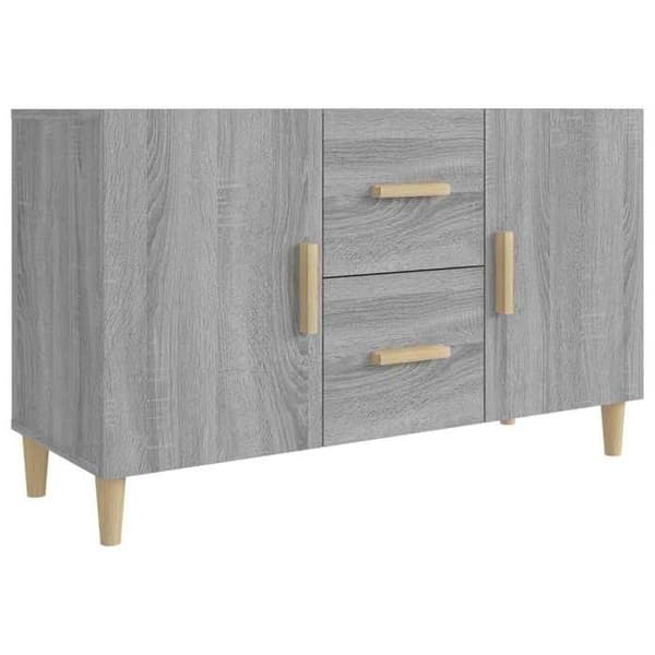 Maison Exclusive - Buffet sonoma grå 100x36x60 cm ingeniørtræ