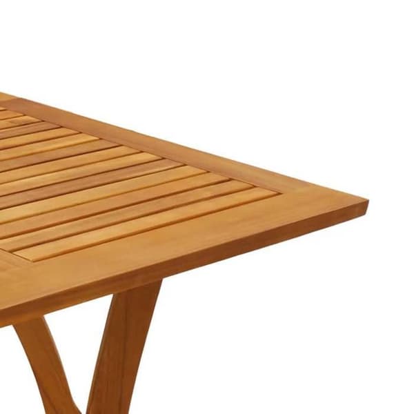 Maison Exclusive - Trädgårdsbord 110x110x75 cm i solid akaciaträ