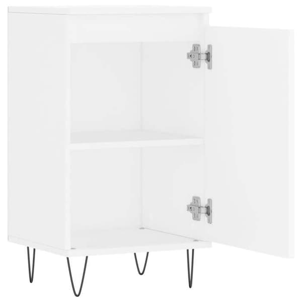 Maison Exclusive - Vit buffé 40x35x70 cm i ingenjörsträ