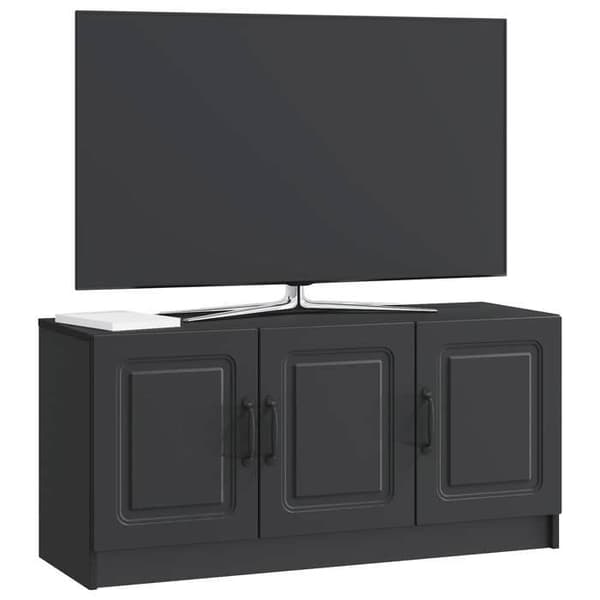 Maison Exclusive - TV-møbel Sort 99 x 34,5 x 47 cm Ingeniørtræ