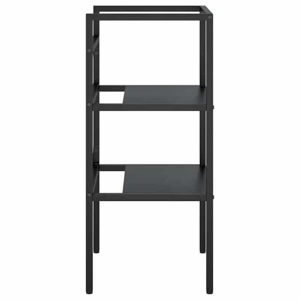 Maison Exclusive - Badeværelsesvaskeramme Sort 40x38x83 cm Jern