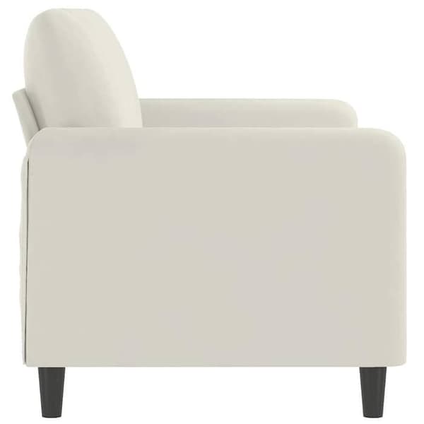Maison Exclusive - 2-paikkainen sohva, kerma 140 cm sametti