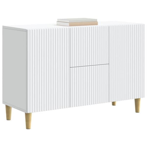Maison Exclusive - Hvid Buffet 89 x 34,5 x 60 cm Ingeniørtræ