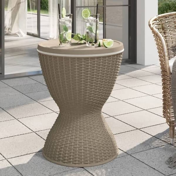 Maison Exclusive - 3-i-1 kylbord i ljusbrun polypropen