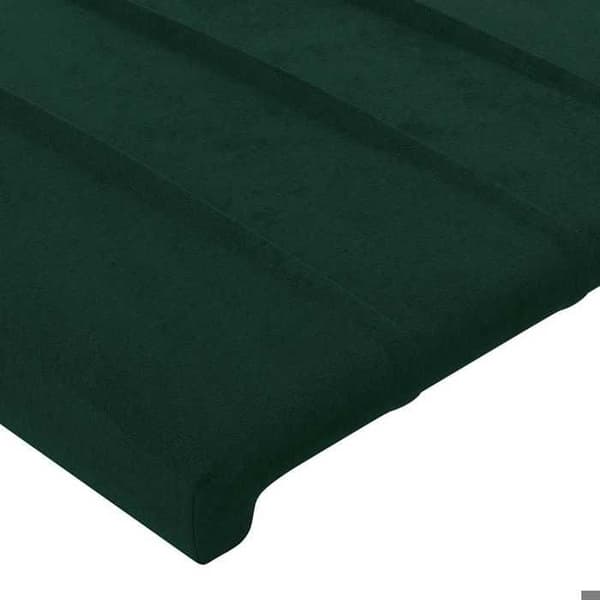 Maison Exclusive - Mörkgrön sänggavel 200x5x78/88 cm Sammet Mörkgrön
