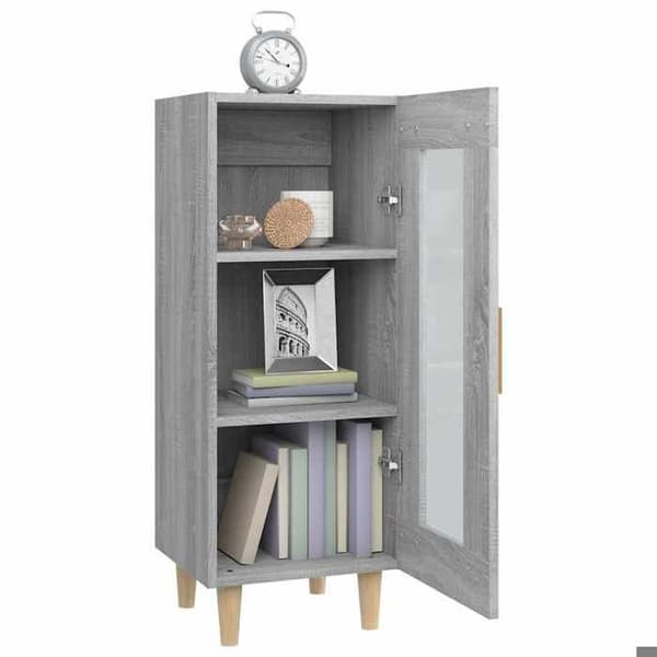 Maison Exclusive - Buffet Sonoma grå 34,5x34x90 cm Ingeniørtræ Grå