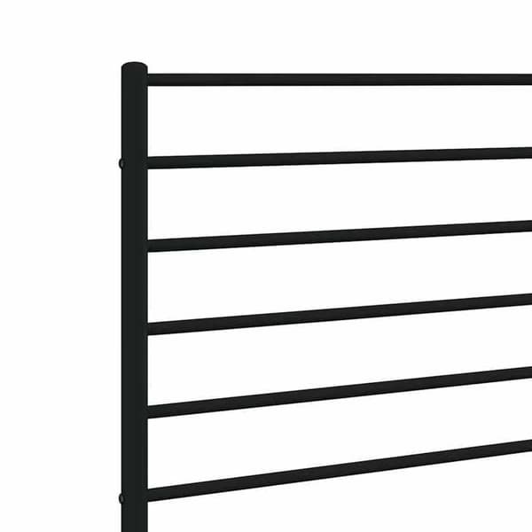 Maison Exclusive - Erstatnings hovedgærde i sort metal 90 cm
