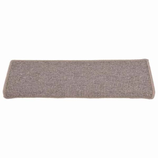 Maison Exclusive - Trappe tæppe 15 dele 65 x 21 x 4 cm Mørk beige Rektangulær kant