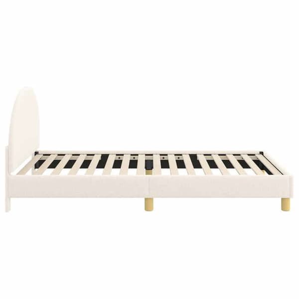 Maison Exclusive - Sengestel til børn med hovedgærde Creme 90 x 200 cm