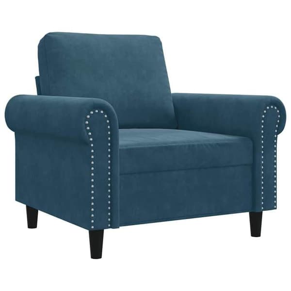 Maison Exclusive - Sininen Tuoli 60 cm Sametti