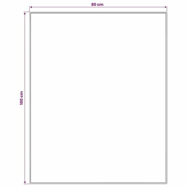 Maison Exclusive - LESAKA Matto Hopea 80 x 100 cm Timanttivelu