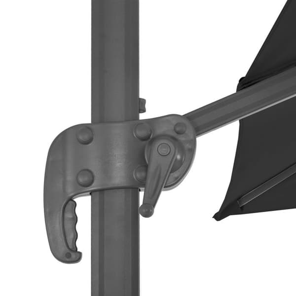 Maison Exclusive - Haveparasol med bærbar base antracit antracit