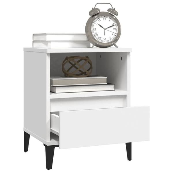 Maison Exclusive - Sängbord 2 st Vit 40x35x50 cm Vit