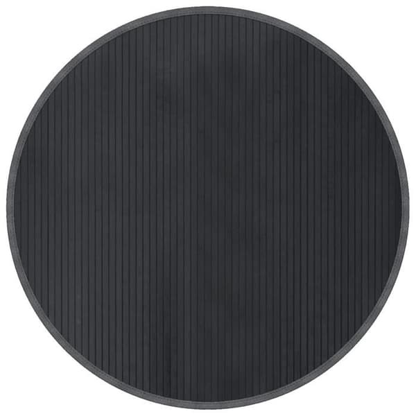 Maison Exclusive - Rund matta grå 100 cm bambu