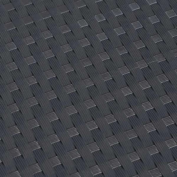 Maison Exclusive - Balkongskärm Mörkgrå 400 x 100 cm polyrotin