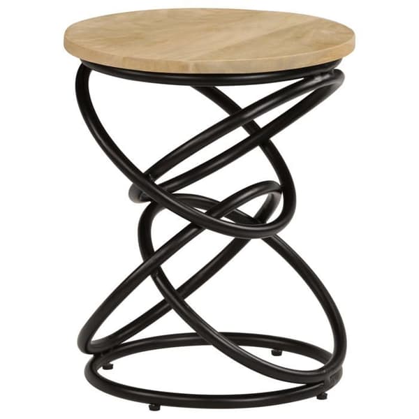 Maison Exclusive - Sidebord i solid mangotræ 40x50 cm brunt och svart