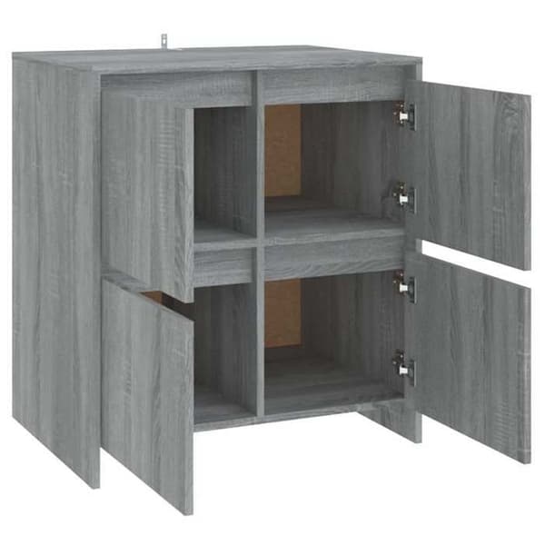 Maison Exclusive - Buffet Sonoma grå 70x41x75 cm Ingeniørtræ