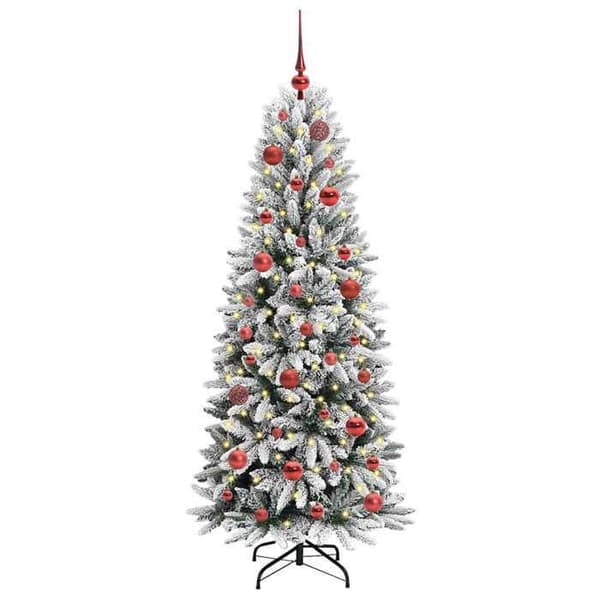 Maison Exclusive - Konstgjord Julgran Vit 150 cm Vit