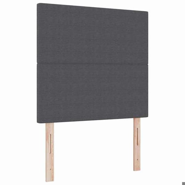 Hovedgærde - EKSKLUSIV HUS - Rektangulær - Mørkegrå - Fløjl - Justerbar (100 cm) Mörkgrå