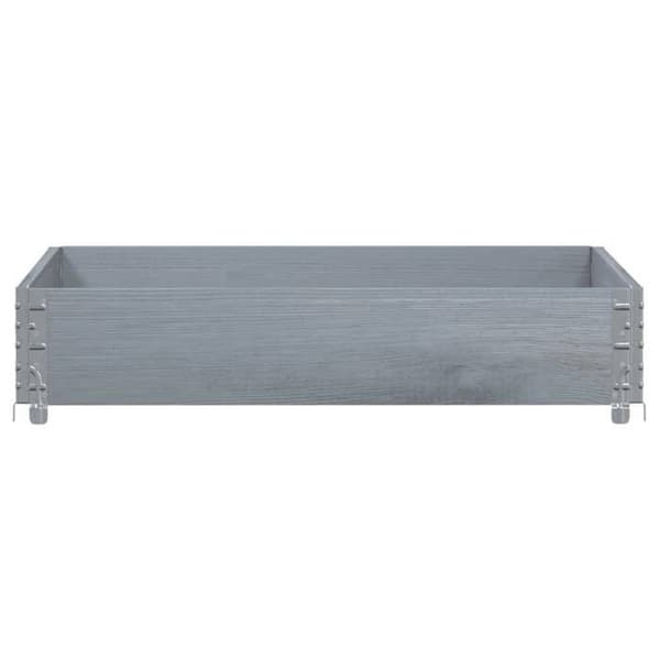 Jardinière - MAISON EXCLUSIVE - Pino - Harmaa - 100×100 cm Grå