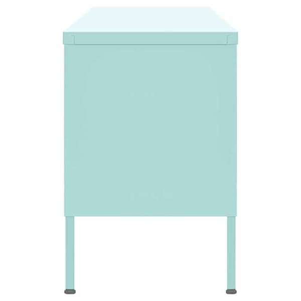 Maison Exclusive - TV-möbel Grön mynta 105x35x50 cm Stål mintgrön