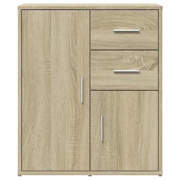 Maison Exclusive - Buffé ek sonoma 60x31x70 cm ingenjörsträ
