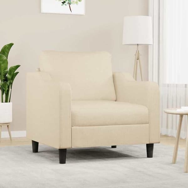 Maison Exclusive - Creme Stol 60 cm Stof