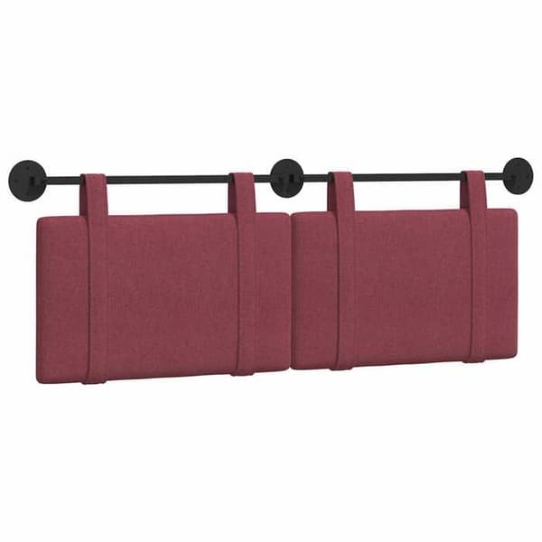 Maison Exclusive - Hängande sänggavel Bordeaux Tyg