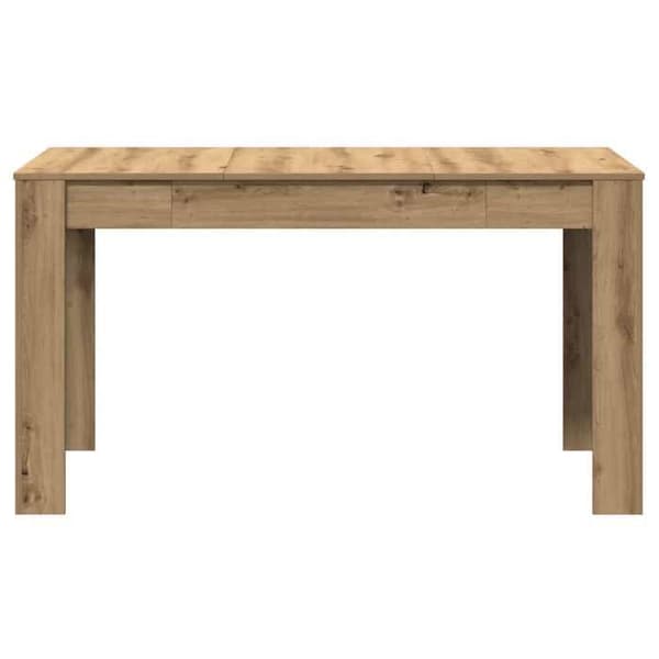 Matbord - EXKLUSIV HEM - Hantverksmässig ek - 140x74,5x76 cm - Ingenjörsträ - Lättskött
