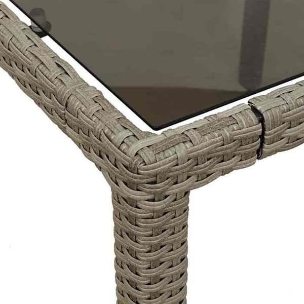 Maison Exclusive - Havemøbler sæt med puder 7 dele rattan og glas