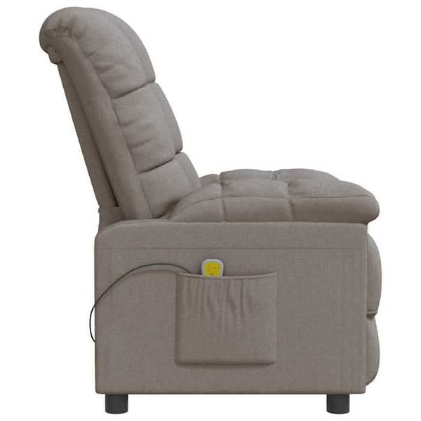 Maison Exclusive - Massage stol Taupe Stof
