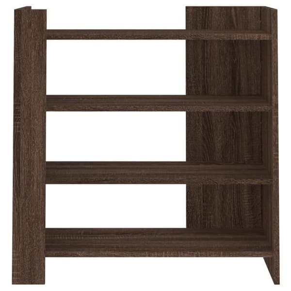 Maison Exclusive - Buffé ek brun 73,5x35x75 cm ingenjörsträ