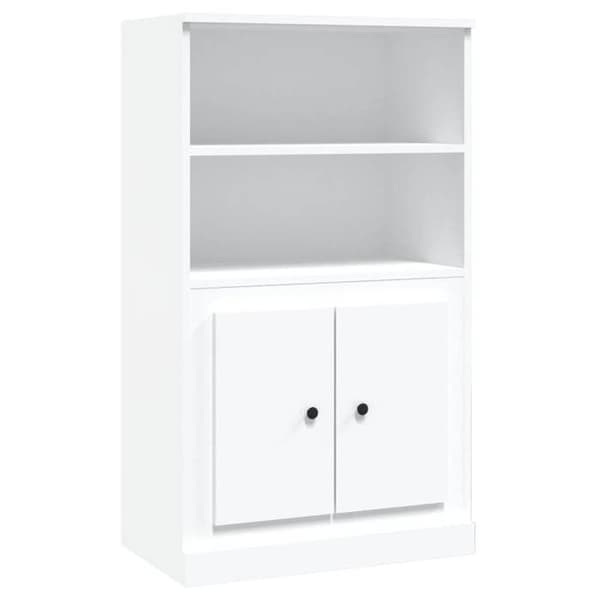 Maison Exclusive - Buffé hög vit 60x35,5x103,5 cm ingenjörsträ