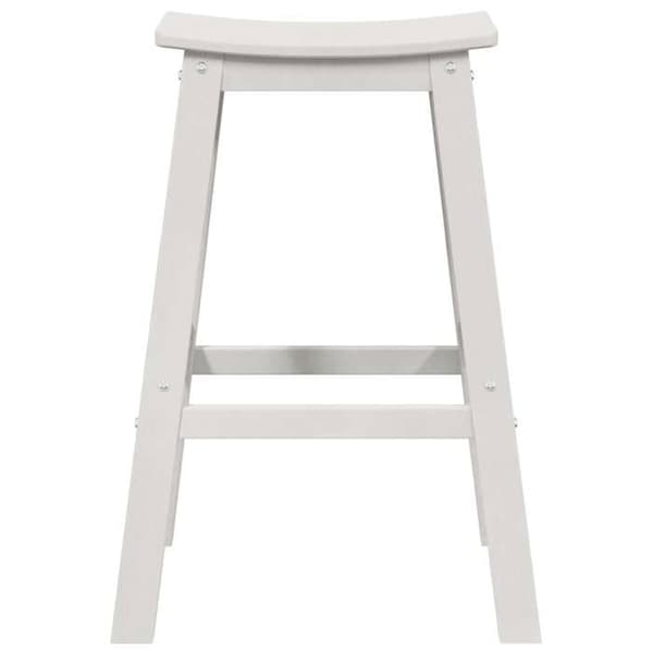 Maison Exclusive - Havebar sæt 6 pc Hvid HDPE Vit