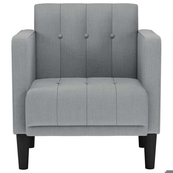 Maison Exclusive - Sofa stol med armlæn i lys grå stof 53 cm