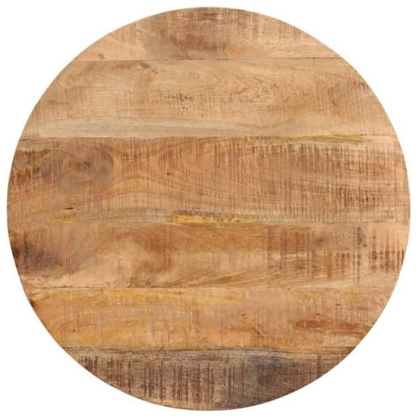 Maison Exclusive - Soffbord 54x54x35 cm av solid mangoträ och järn