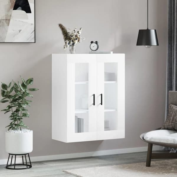 Maison Exclusive - Väggskåp vit 69,5x34x90 cm