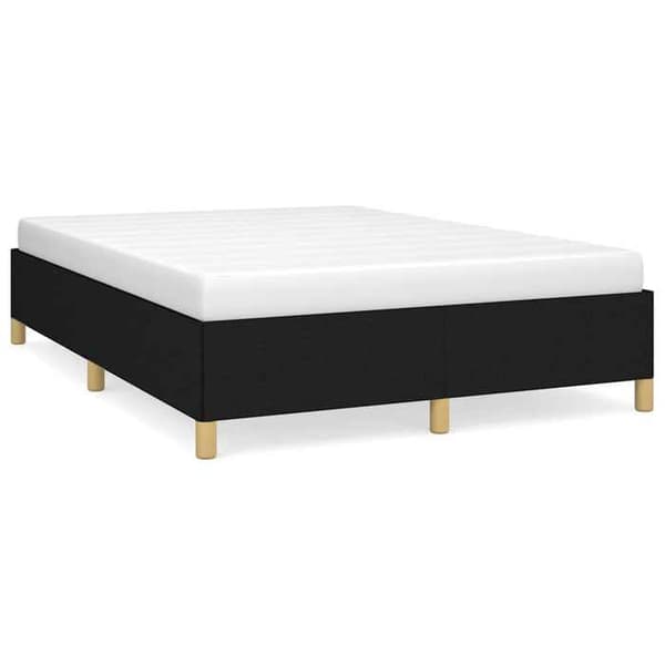 Maison Exclusive - Sengestel uden madras sort 140x190 cm stof