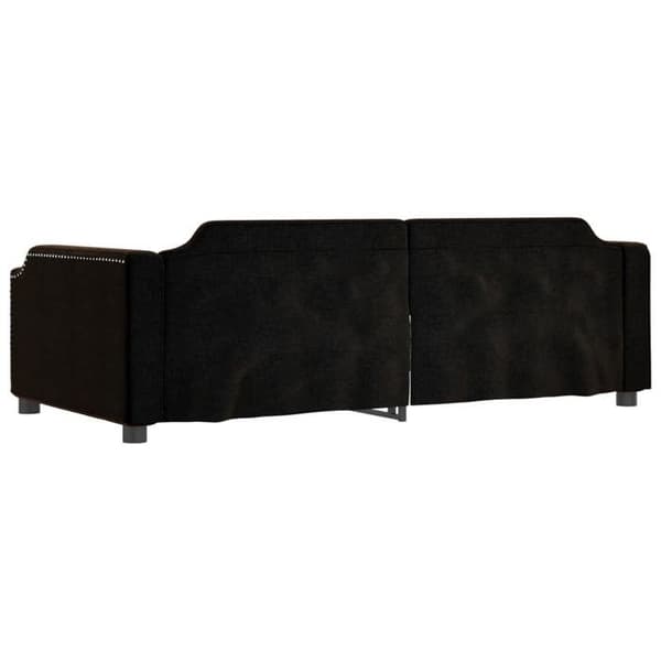 Maison Exclusive - Sengebænk uden madras sort 100x200 cm stof