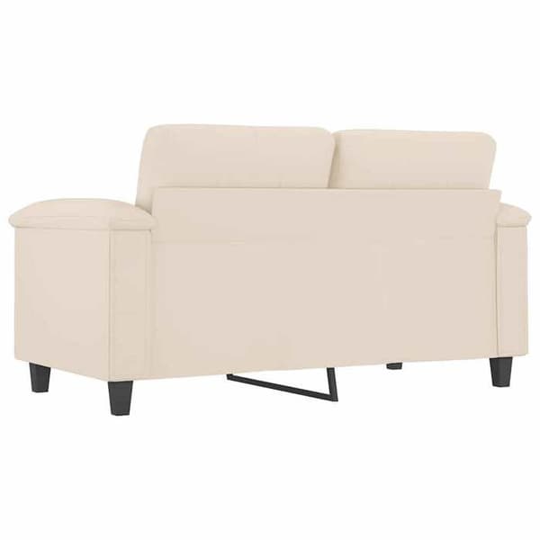 Maison Exclusive - Soffa 2-sits Beige 120 cm Mikrofiber