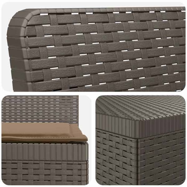 Maison Exclusive - Have sofa 3 pladser med puder look rattan PP