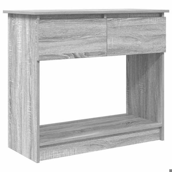 Maison Exclusive - Konsolbord med skuffer sonoma grå 85,5x38,5x74,5 cm