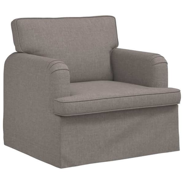Maison Exclusive - 2-delars soffset i taupe tyg