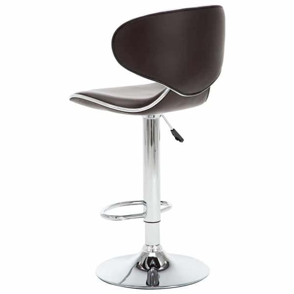 Maison Exclusive - Barstolar 2 st brun konstläder
