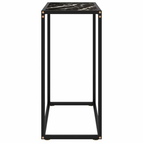 Maison Exclusive - Konsolbord Sort 60x35x75 cm Tempereret glas