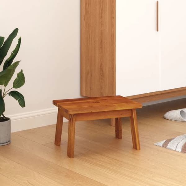 Maison Exclusive - Taburet-trappestige 38x26x22 cm Solid akacietræ