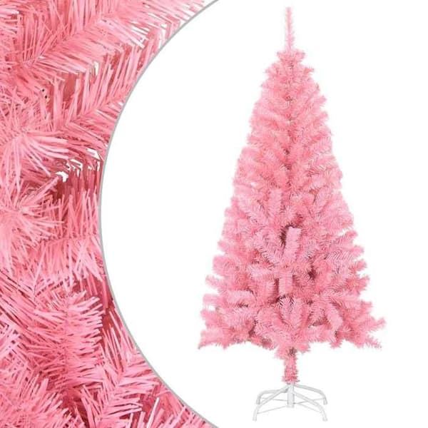 Kunstig juletræ - EKSKLUSIV HUS - 150 cm - Rosa - PVC - Stålfødder Ros