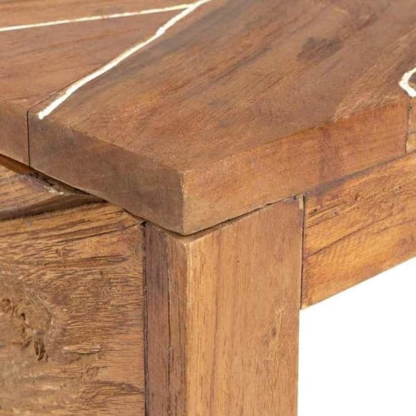 Maison Exclusive - TV-møbel 110x60x38 cm Massivt teaktræ